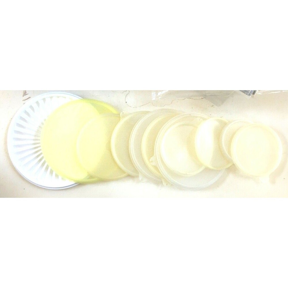 Tupperware Vintage Lid Lot of 11, 215-91, 15-28, 237-21, 227-23, Pitcher
